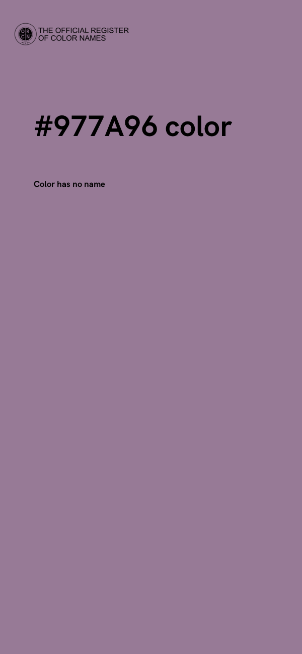 #977A96 color image