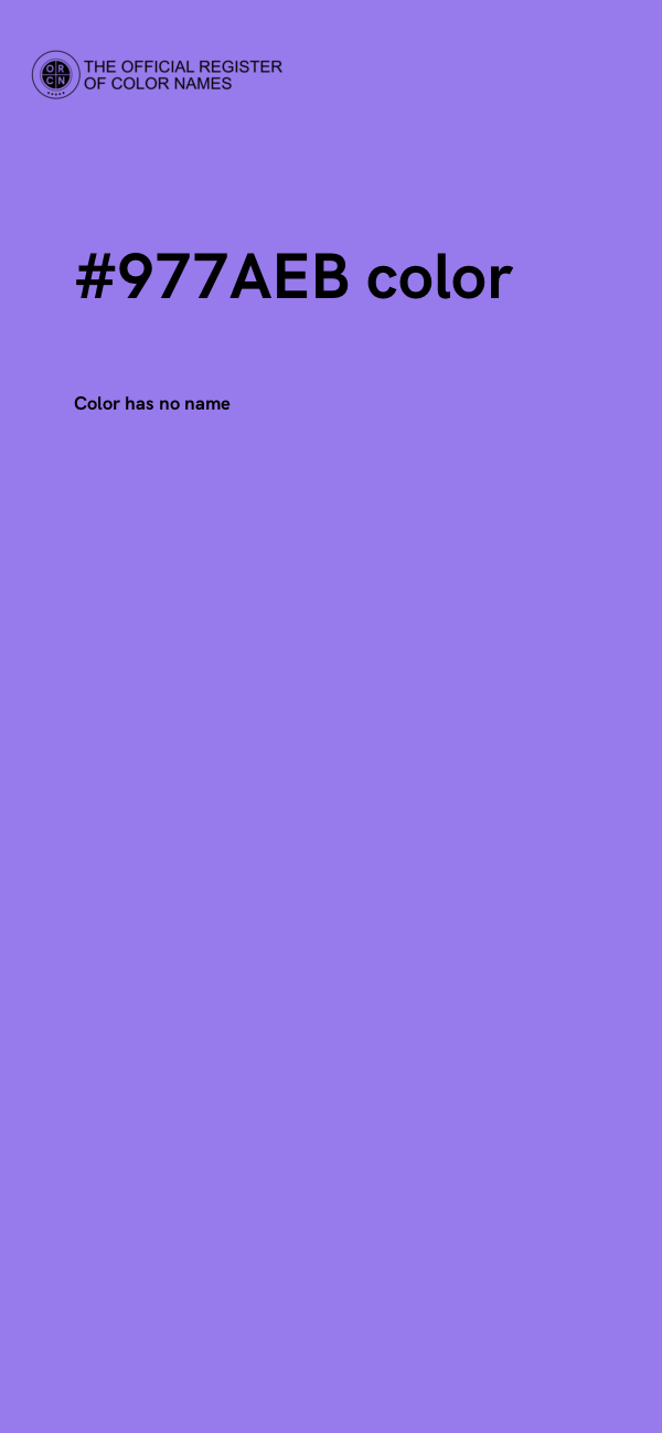#977AEB color image