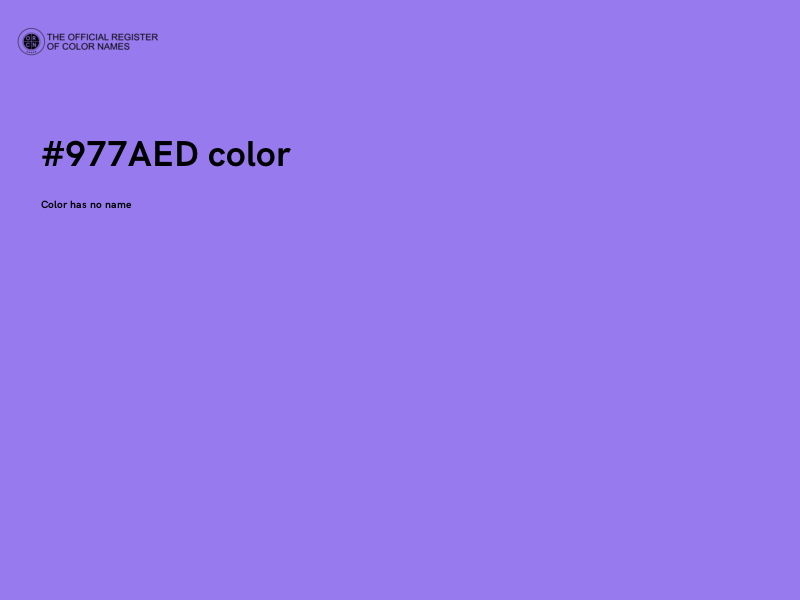 #977AED color image