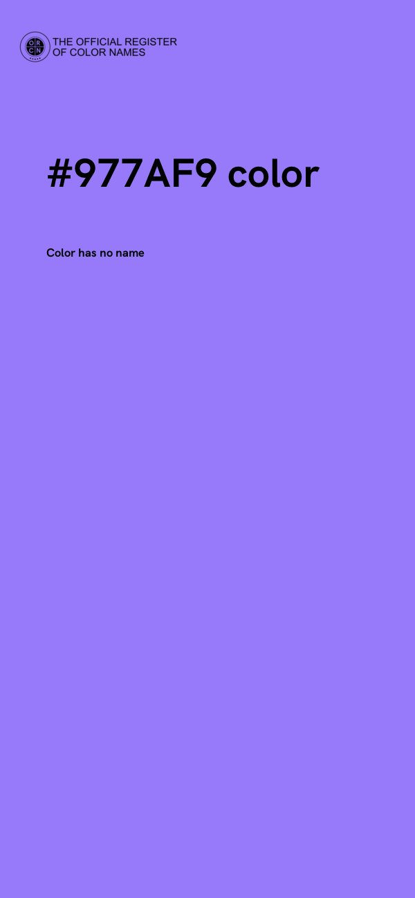 #977AF9 color image