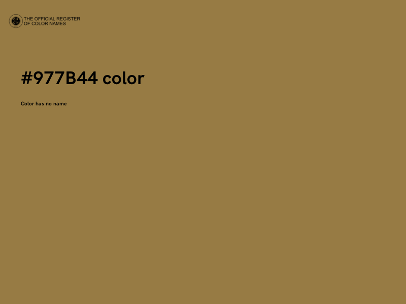 #977B44 color image