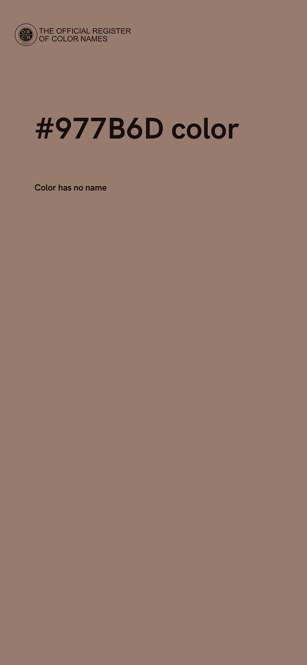 #977B6D color image