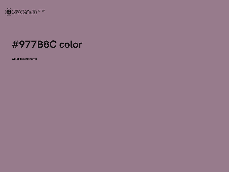 #977B8C color image