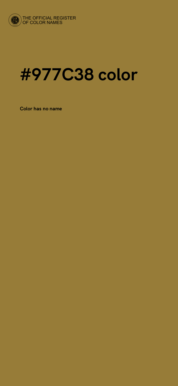 #977C38 color image