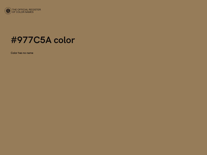 #977C5A color image