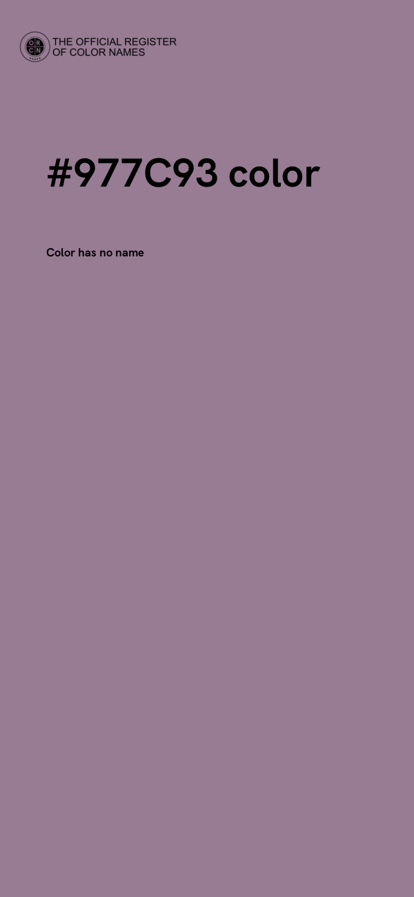 #977C93 color image