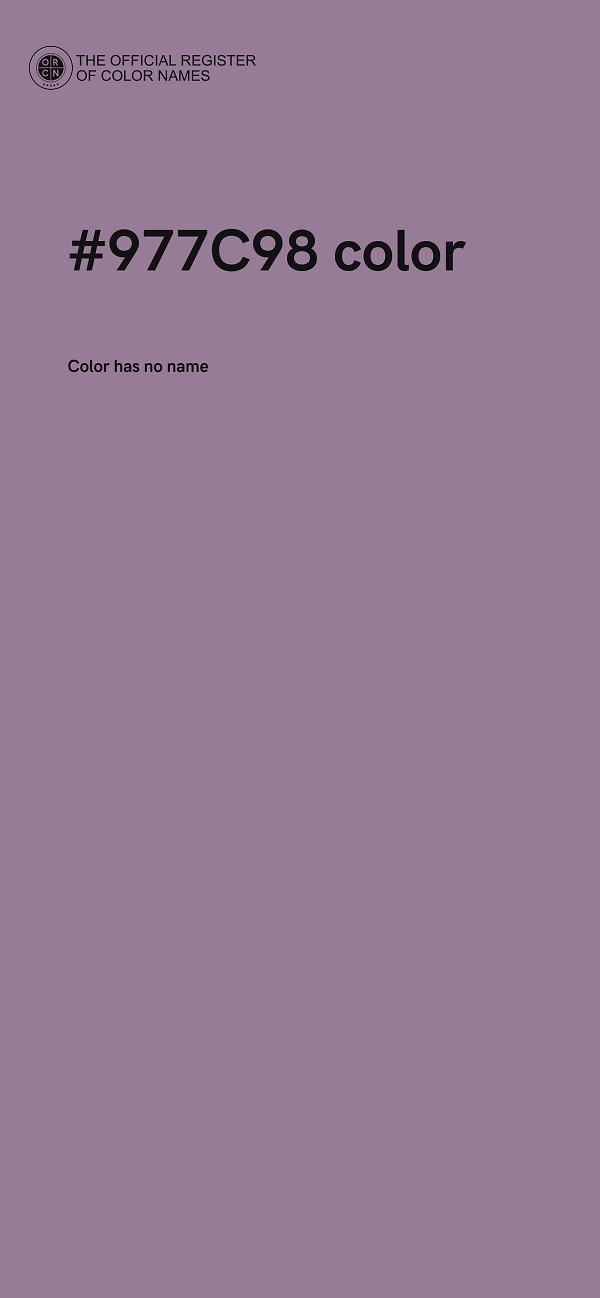 #977C98 color image