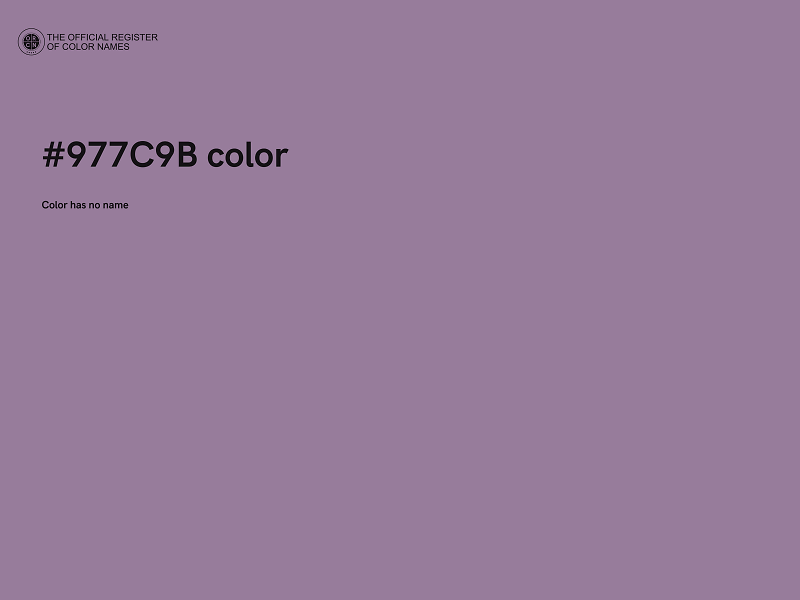 #977C9B color image