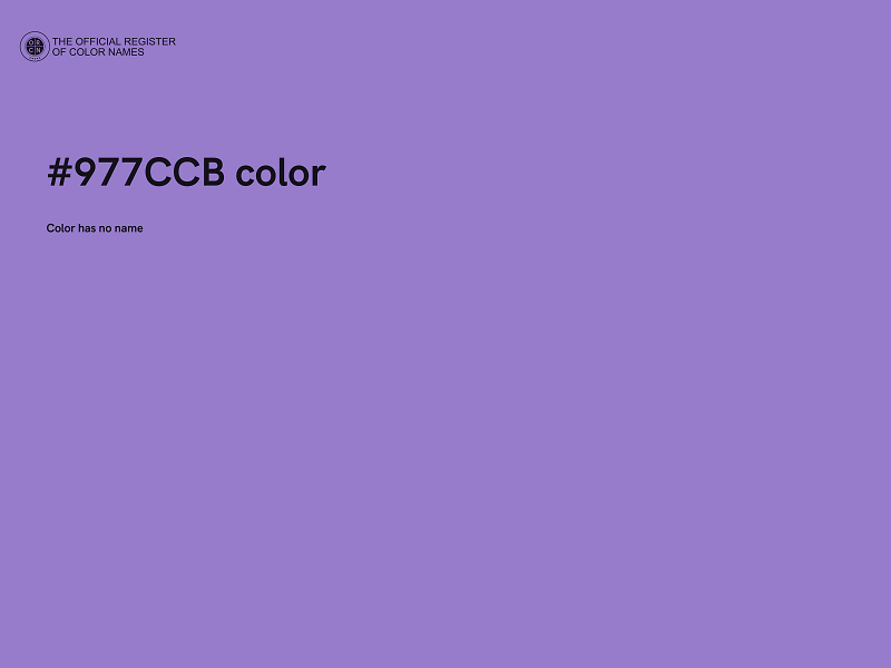 #977CCB color image