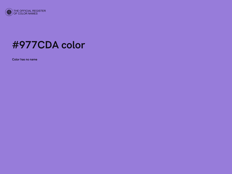 #977CDA color image