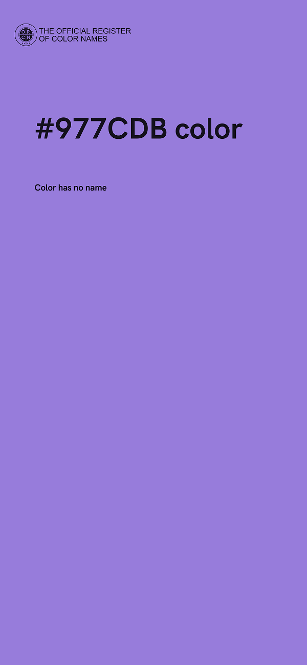 #977CDB color image