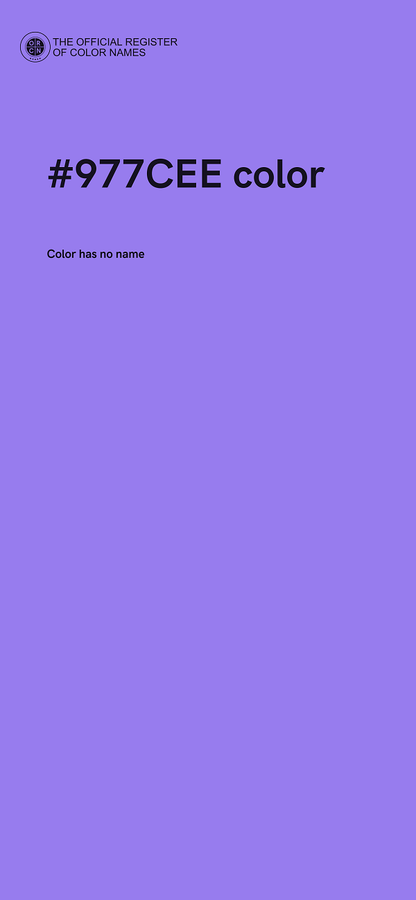 #977CEE color image