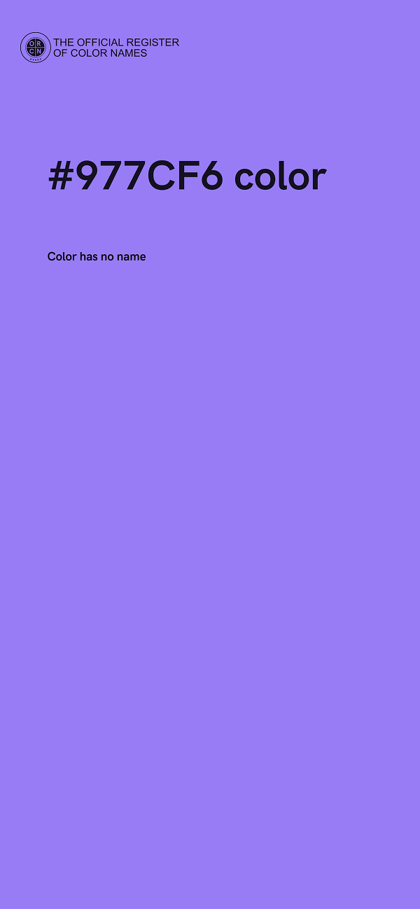 #977CF6 color image