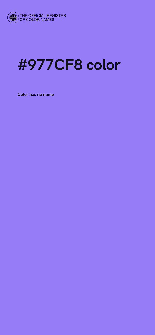 #977CF8 color image