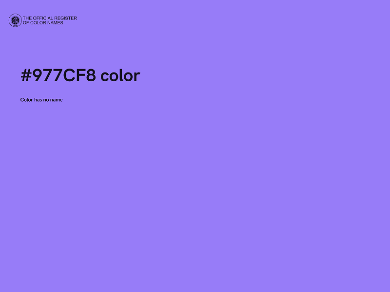 #977CF8 color image