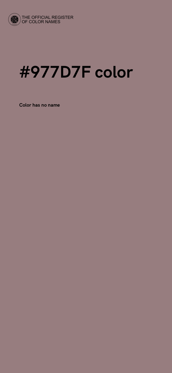#977D7F color image