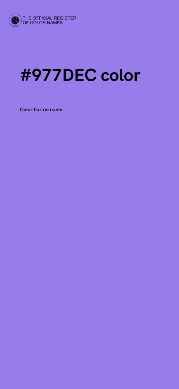 #977DEC color image