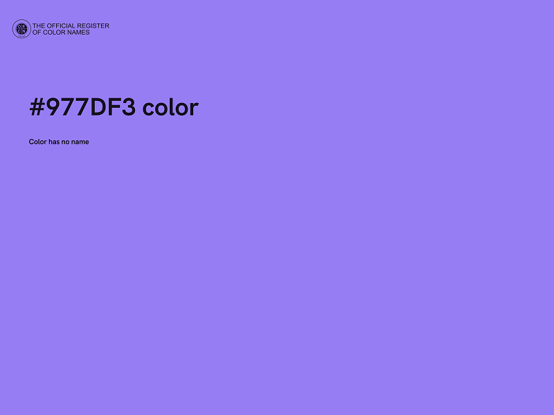 #977DF3 color image