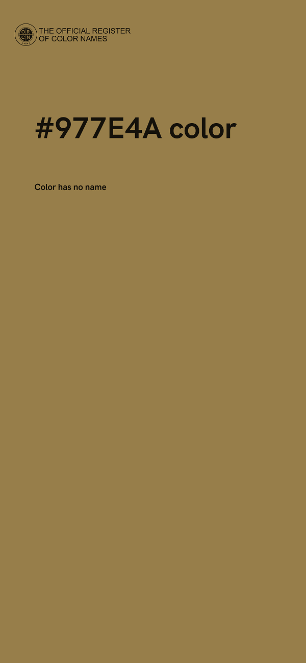 #977E4A color image