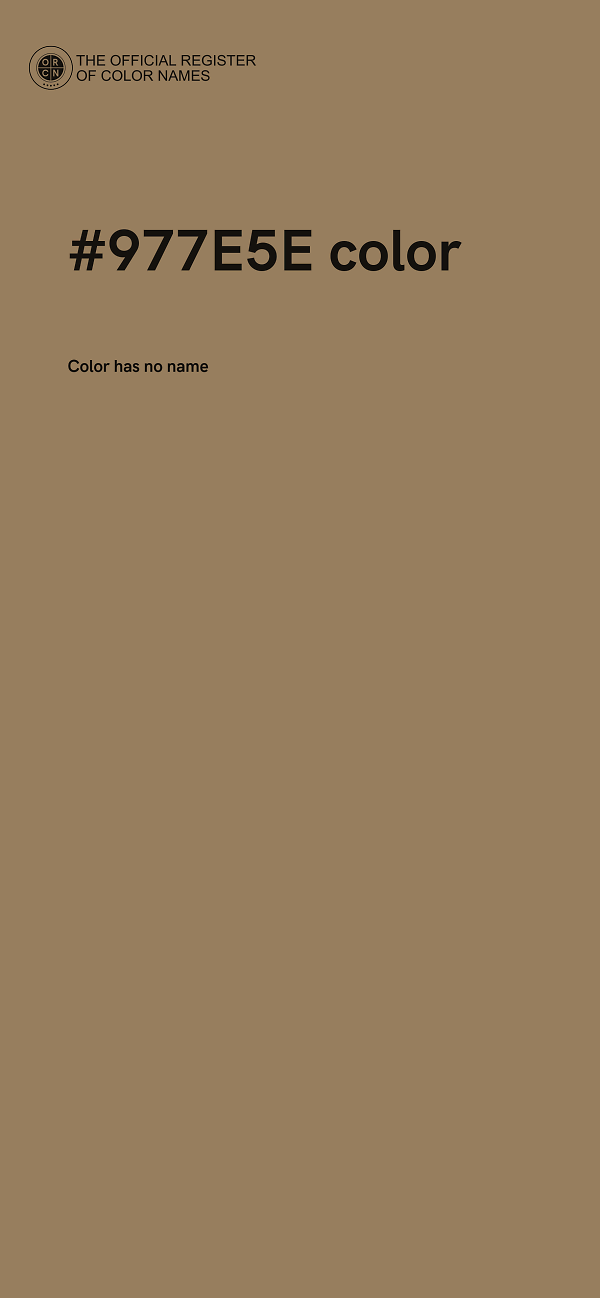 #977E5E color image