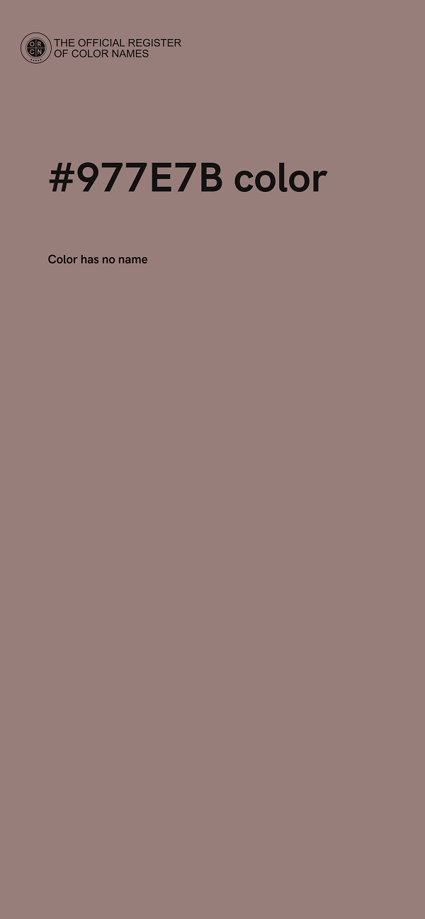 #977E7B color image