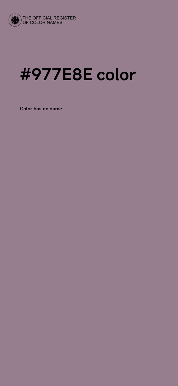 #977E8E color image
