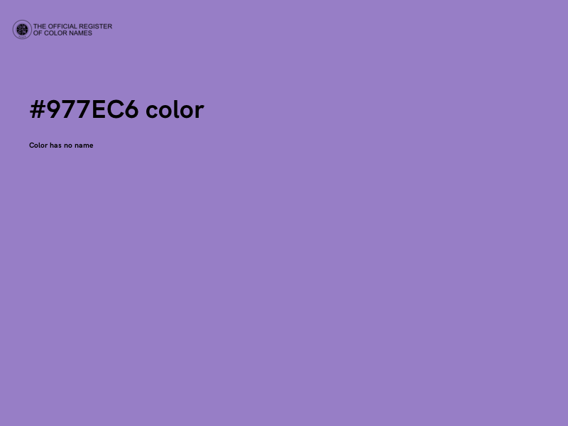 #977EC6 color image