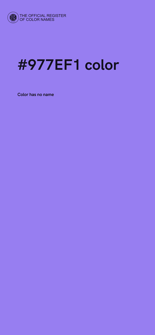 #977EF1 color image