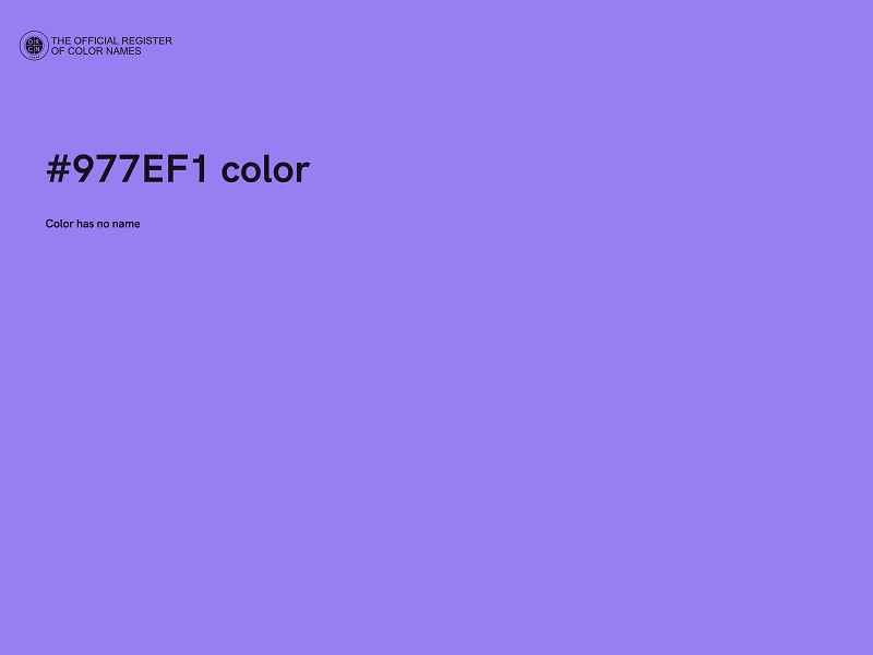 #977EF1 color image