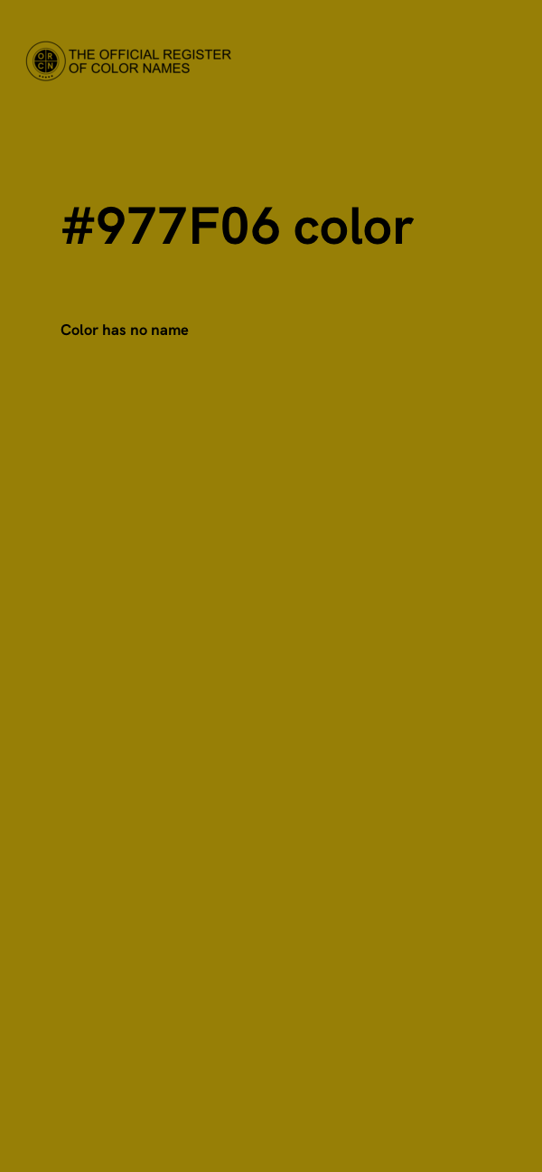 #977F06 color image