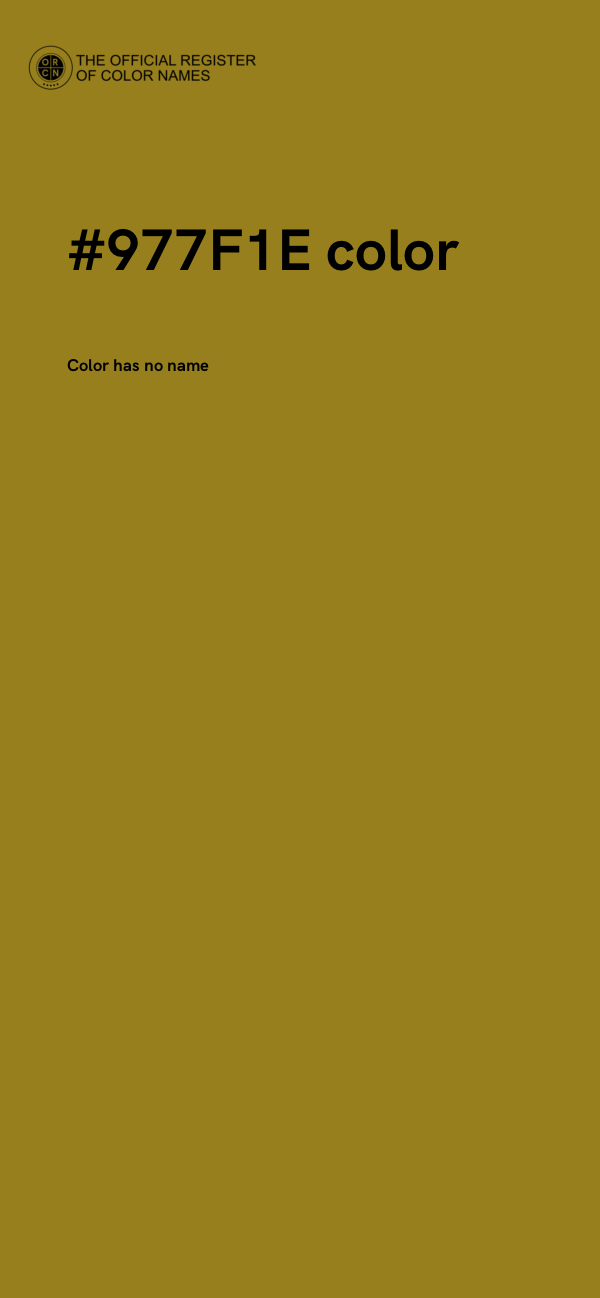 #977F1E color image