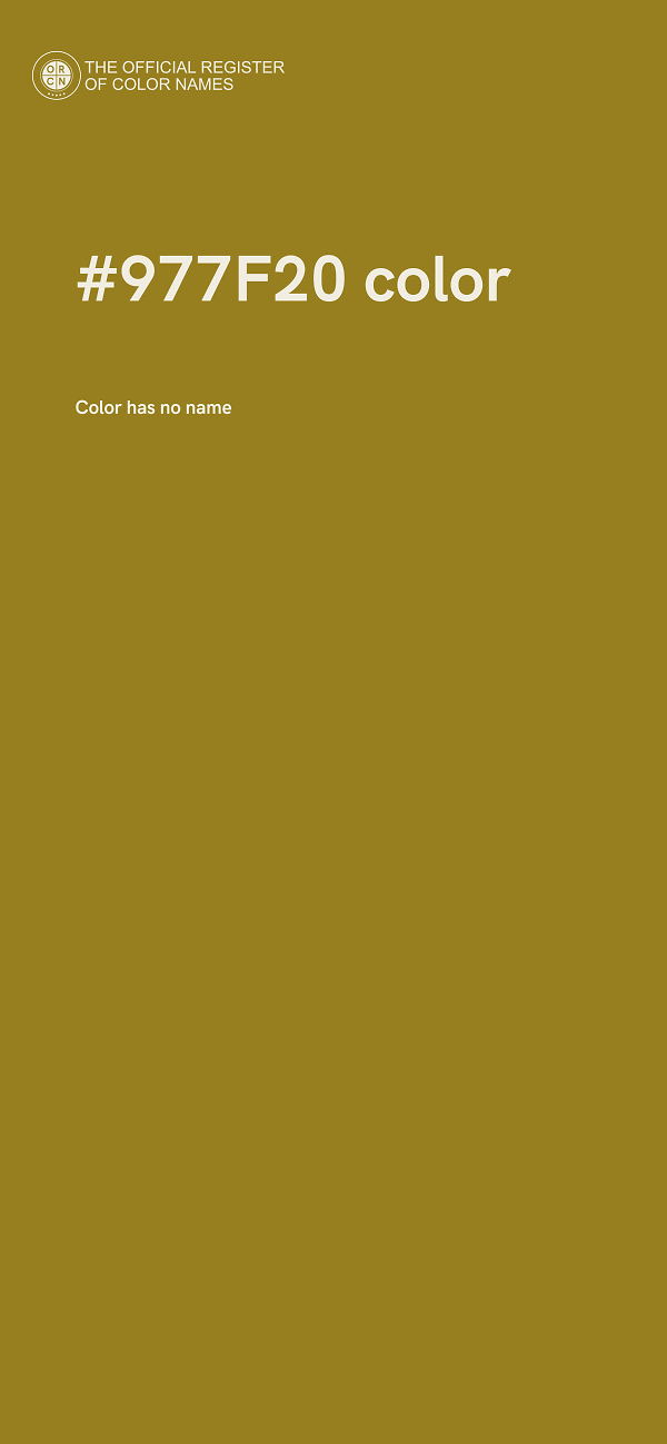 #977F20 color image