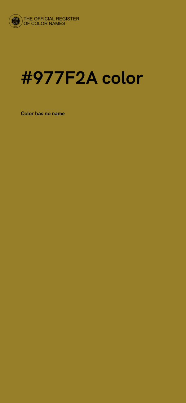 #977F2A color image