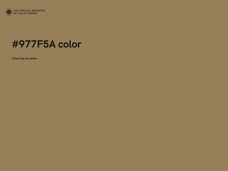 #977F5A color image