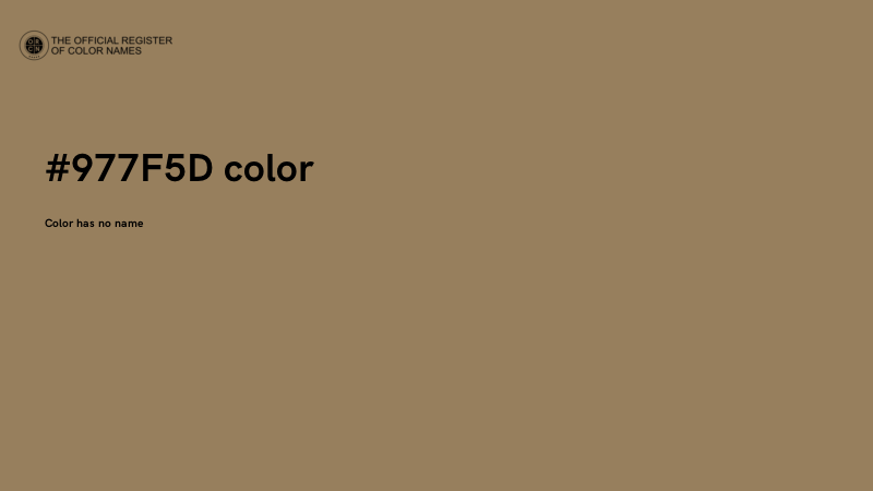 #977F5D color image