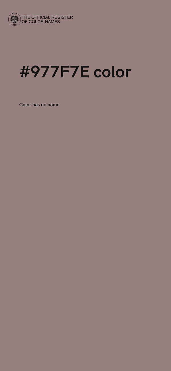 #977F7E color image