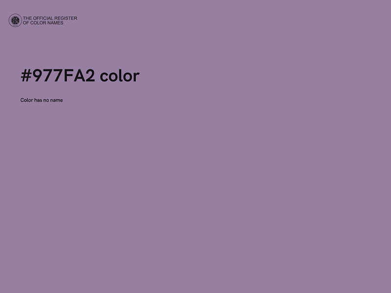 #977FA2 color image