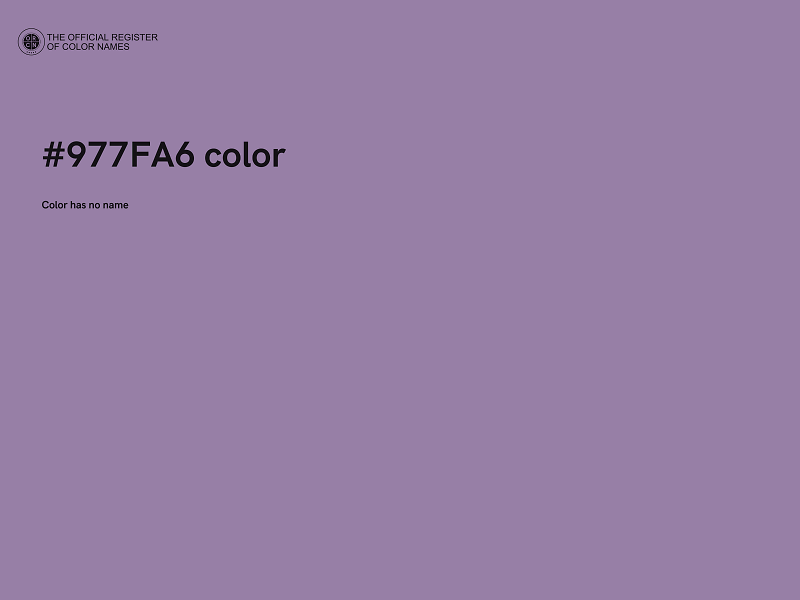 #977FA6 color image