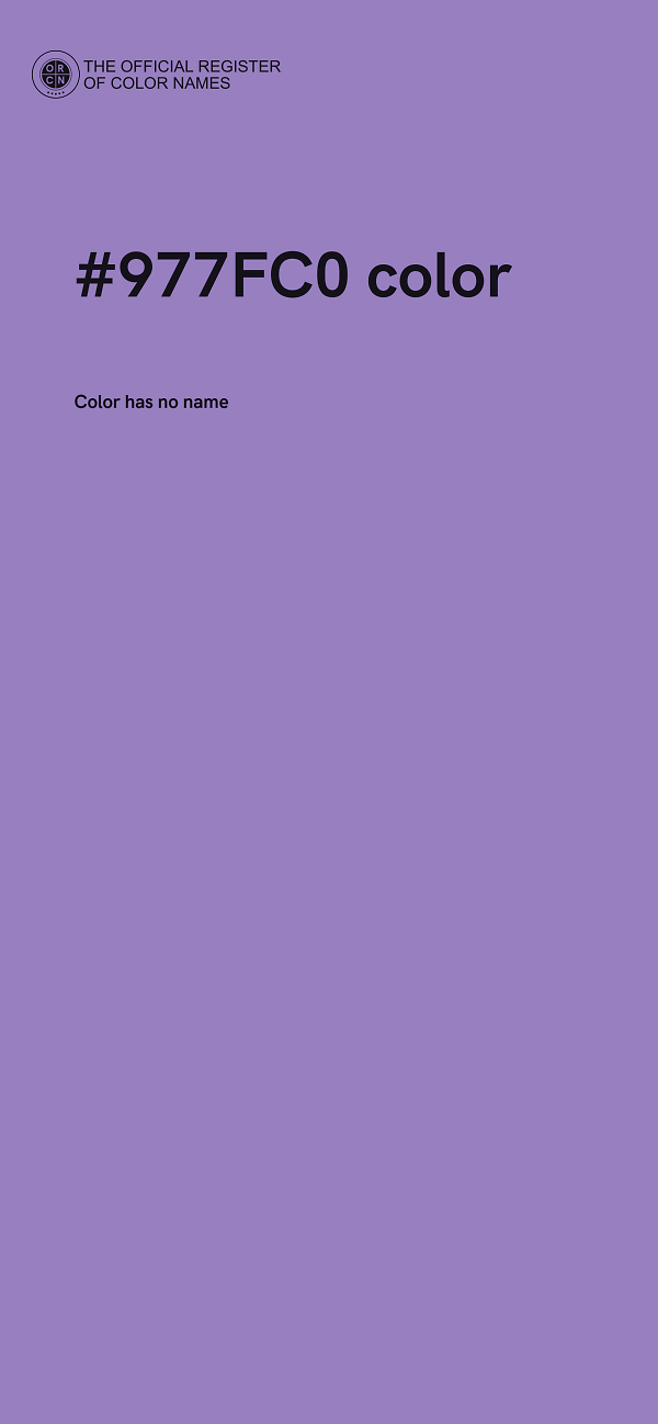 #977FC0 color image