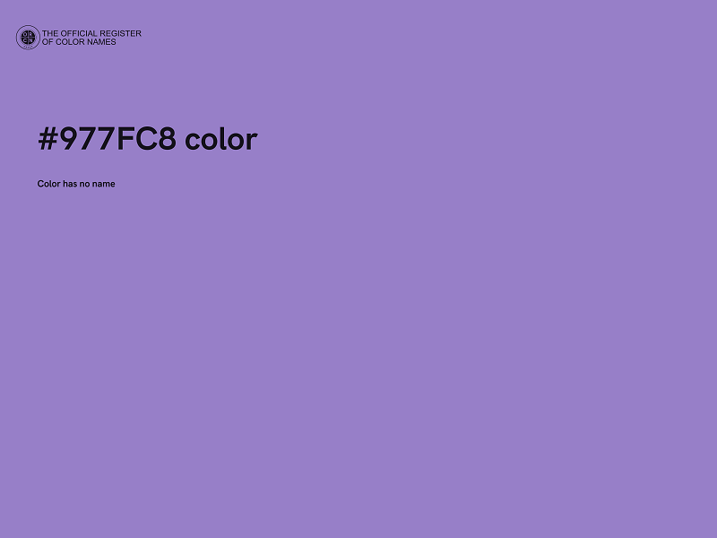 #977FC8 color image