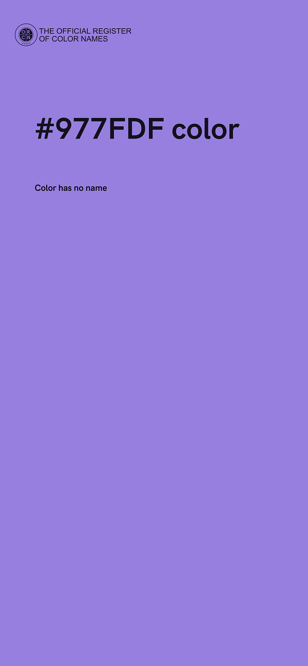 #977FDF color image