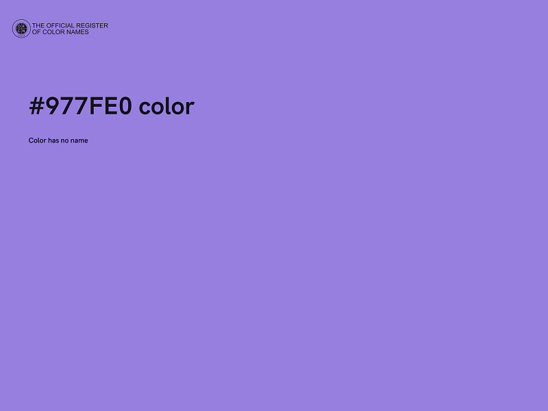 #977FE0 color image