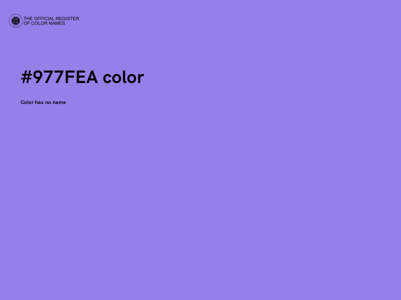 #977FEA color image