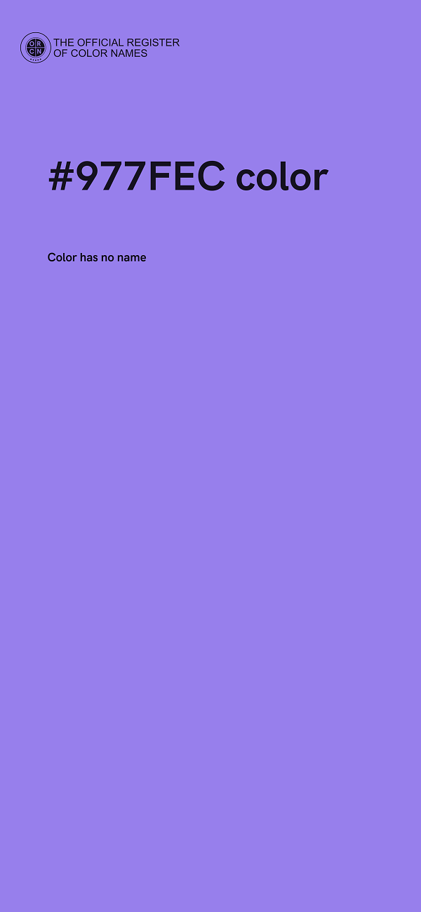#977FEC color image