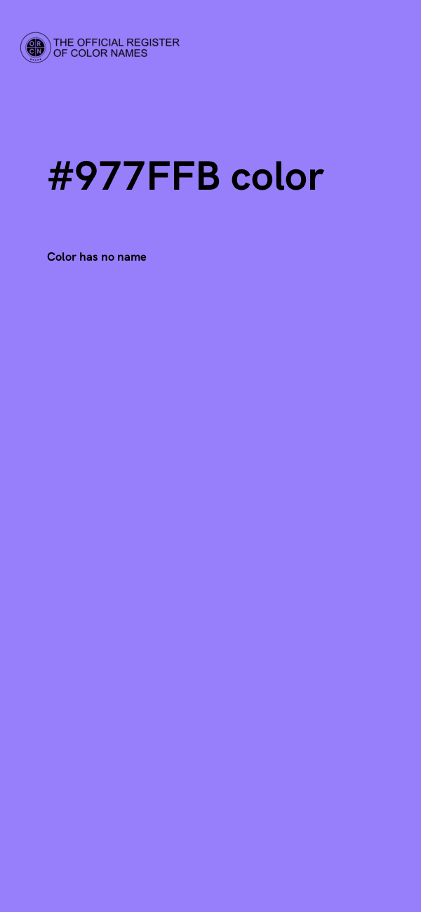 #977FFB color image
