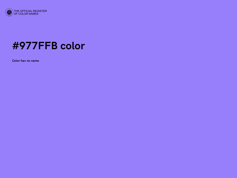 #977FFB color image