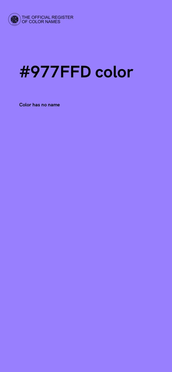 #977FFD color image