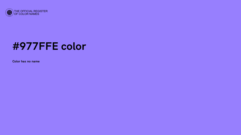 #977FFE color image