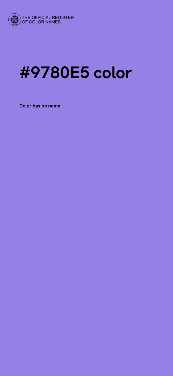 #9780E5 color image