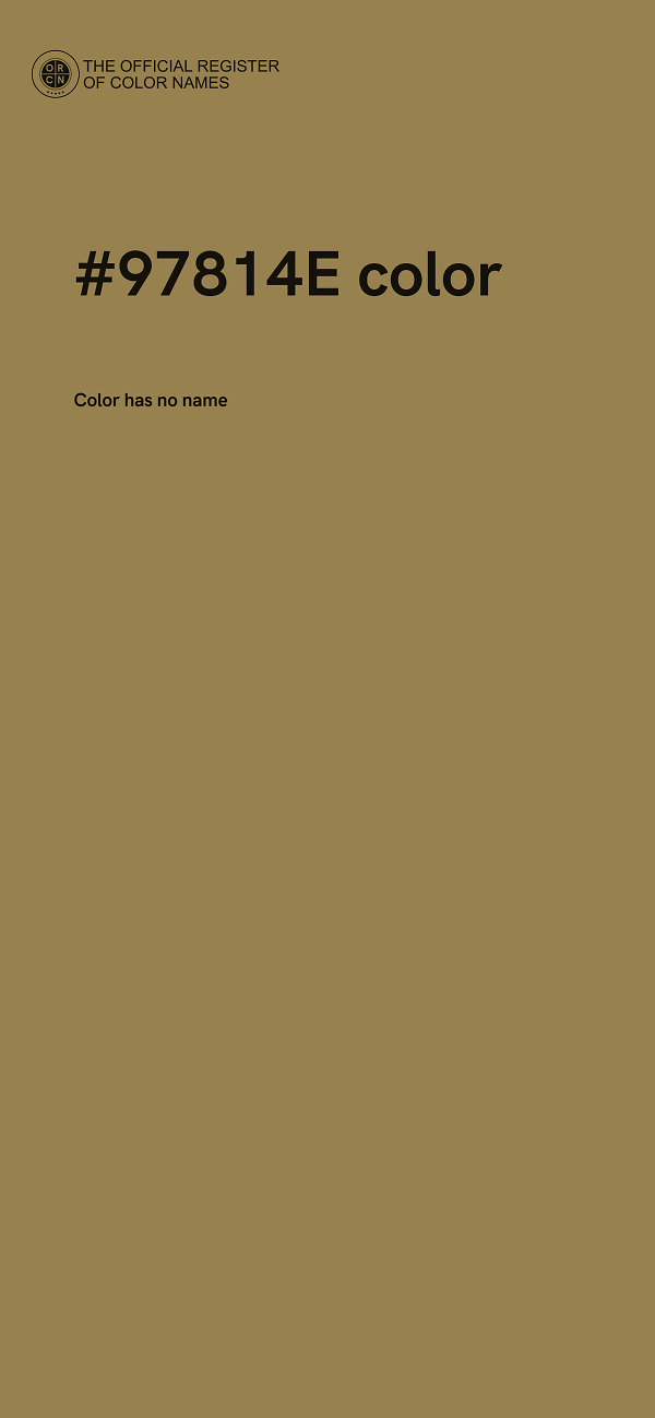 #97814E color image